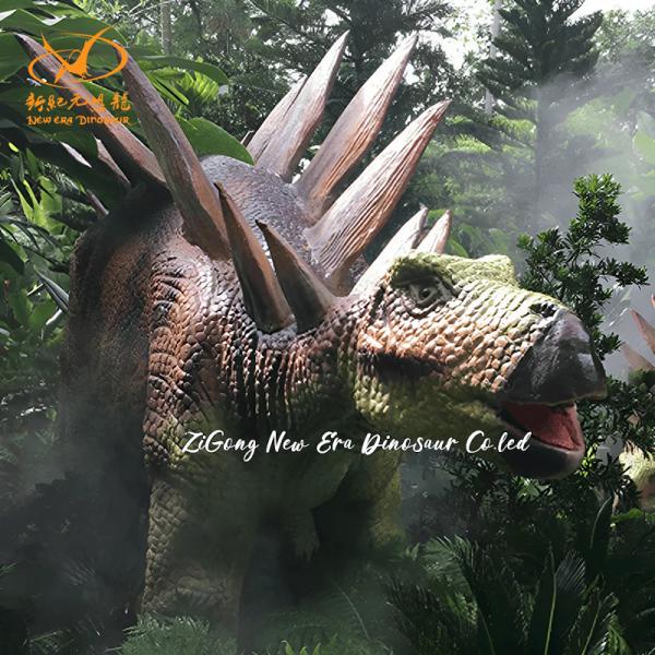 Life Size Animatronic Dinosaur Steel Frame Silicone Rubber 3-50m