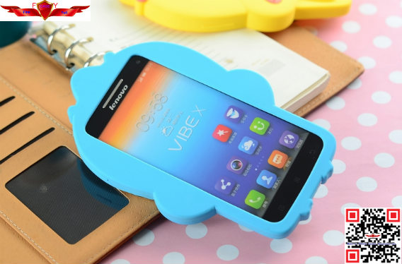 New Arrival ECO-Friendly Cartoon Silicone Cover Case For Lenovo S960