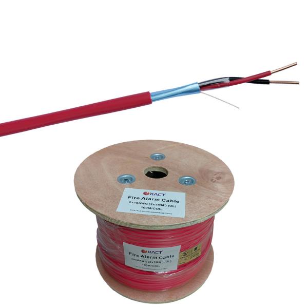2x1.5mm2 Copper Conductor Shielded FPLR Fire Alarm Cable for Fire Detection Systems