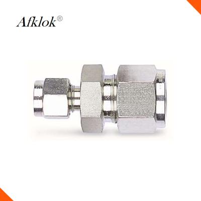 SS 1/8 1/4 3/8 1/2 5/8 3/4 1 Double ferrule union compression fittings
