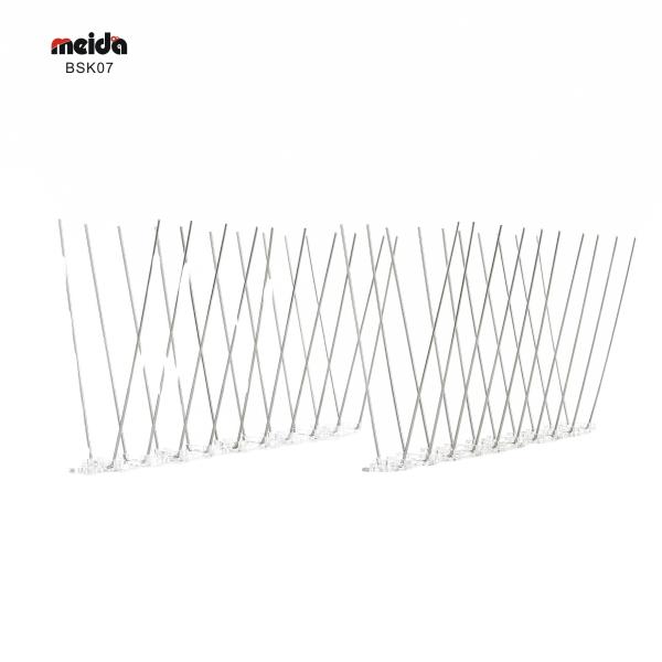 Effective Outdoor Stainless Steel Anti Pigeon Bird Spikes Deterrent Device for Roofs