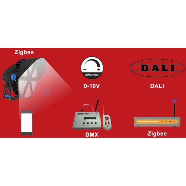 1200 Вт светодиодный высокомощный стадионный свет 150 мм / Вт IP66 водонепроницаемый светодиодный светодиодный наводнительный свет с CE RoHS для теннисных спортивных полей