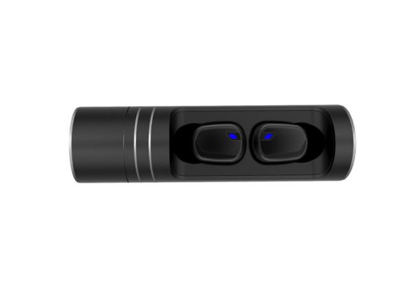 New Design Black Color True Wireless Stereo Earbuds Hi-Fi Stereo Tube Charing Box