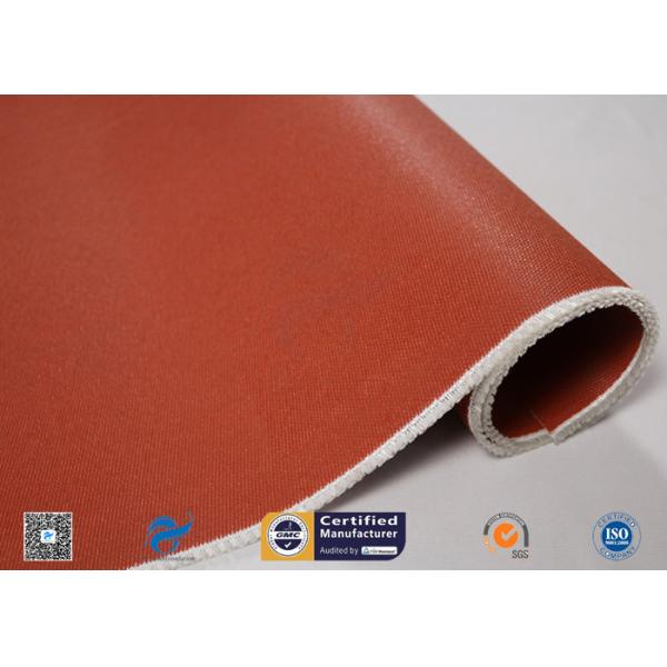 Ткань стеклоткани е стеклянная покрытая с красным сопротивлением высокой температуры силикона