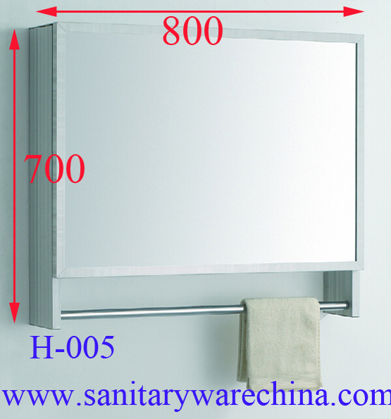 Aluminum Mirror Cabinet /Home Decoration Furniture H-005 800x700