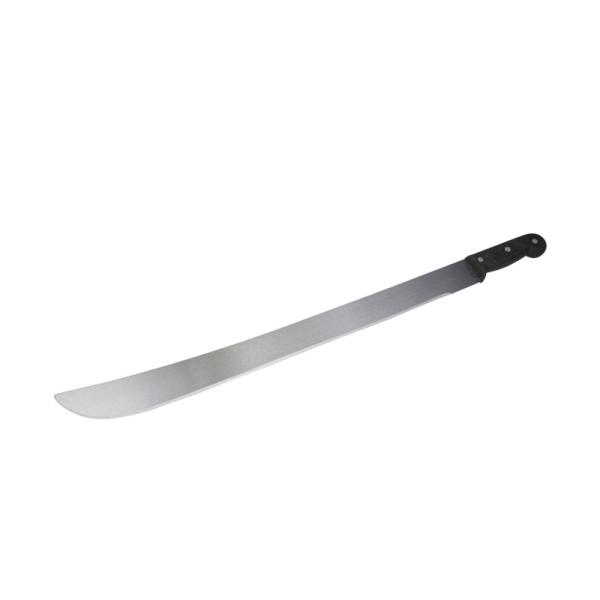 Black Handle 12 To 22 Inch Steel Machete Lead Free Sharp Blade Non Toxic