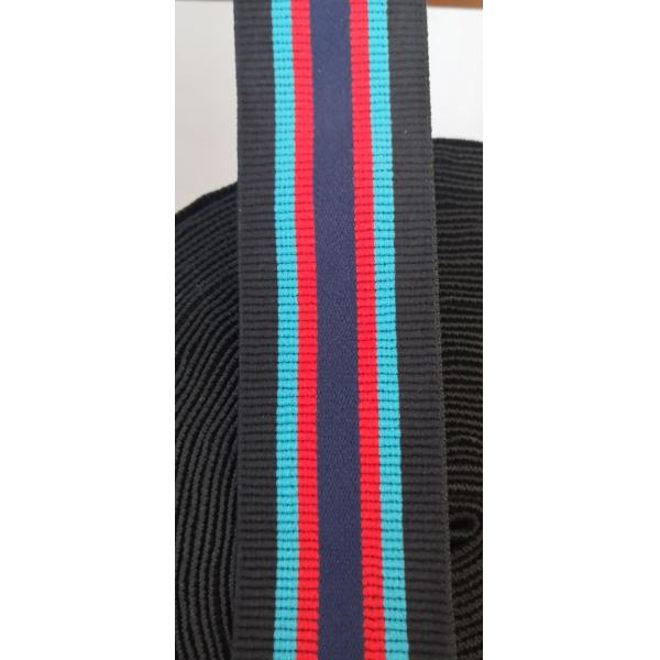 4 Colors Jacquard Elastic Webbing / Custom Jacquard Ribbon Various Patterns