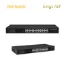 Gigabit 24 Ports Poe Switch, 48V Poe for CCTV IP Camera Switch