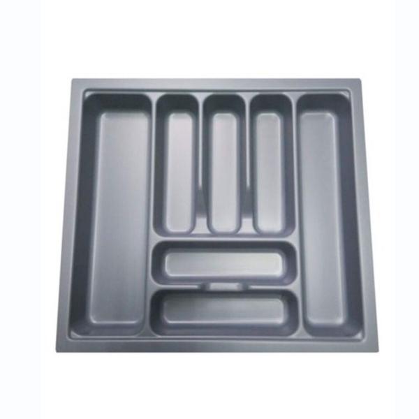 Kitchen Accessories Plastic Cutlery Tray Box Food Grade With Compartments