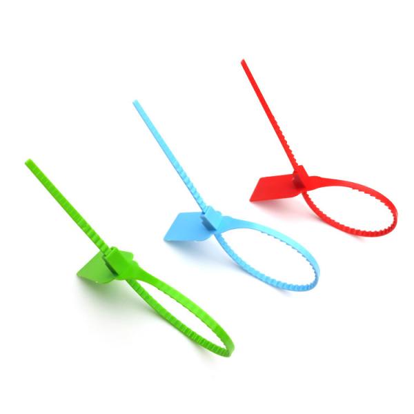 Pull Tight Security Seals for PP Products Marking Area 40*26mm Serial Number Included