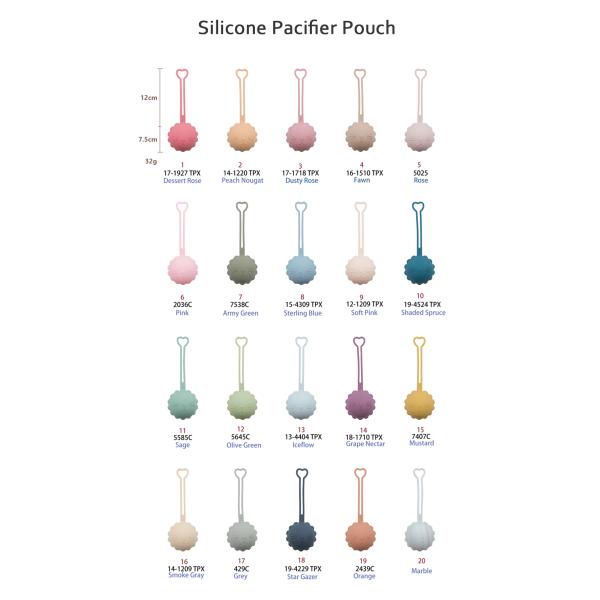 Случай BPA Pacifier силикона качества еды свободный для подарка держателя мешка хранения pacifier младенцев Newborn