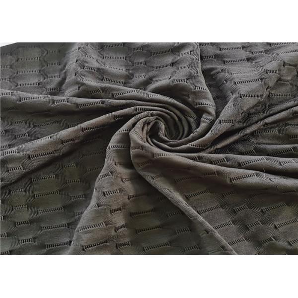 Anticrease Plain Style 150D Polyester Spandex Fabric For Yoga