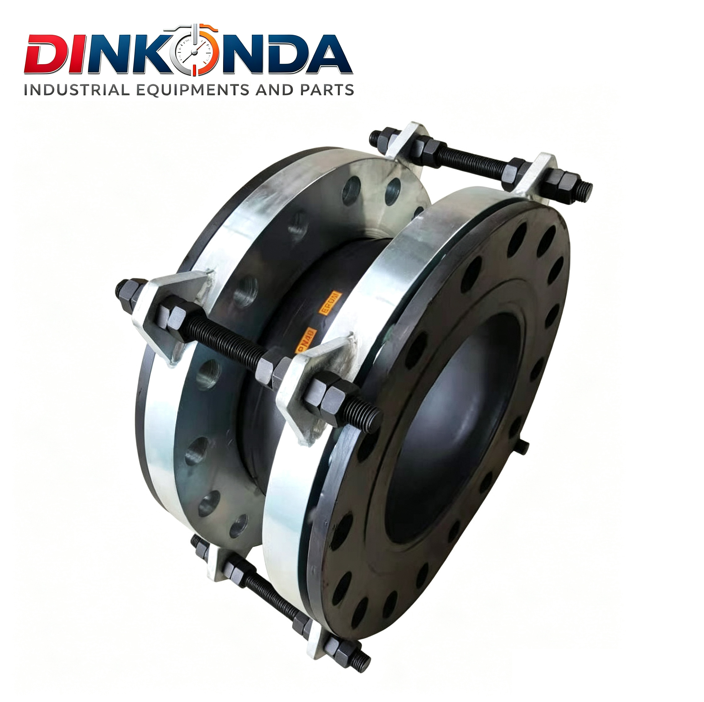 DN32-DN2000 Single Sphere Power Plant Expansion Joints NBR EPDM Rubber PN40