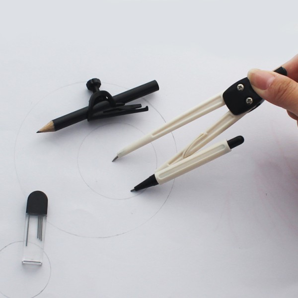 wholesale factory price plastic school compass set