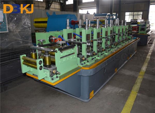 Straight Seam ERW Tube Welding Line , DB16mm Round Or Rectangular Pipe Milling Machine