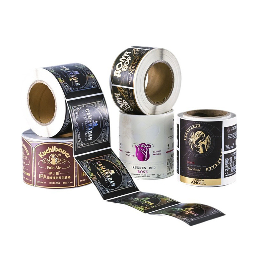 Bulk Custom Sticky Labels for Marketing Retail and Branding High-Quality Long-Lasting Stickers with Custom Designs
