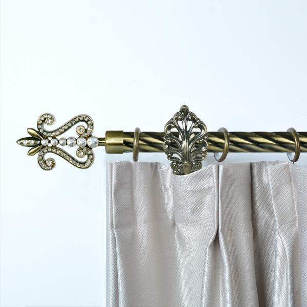 28MM Anti Brass Double Curtain Rod Brackets Curtain Rod Accessories Aluminum Alloy Material