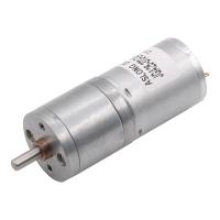 A C.C. pura pequena do metal do motor JGA25-370 6/12/24 V 7.5-1931RPPM de ASLONG escovou o motor de redução