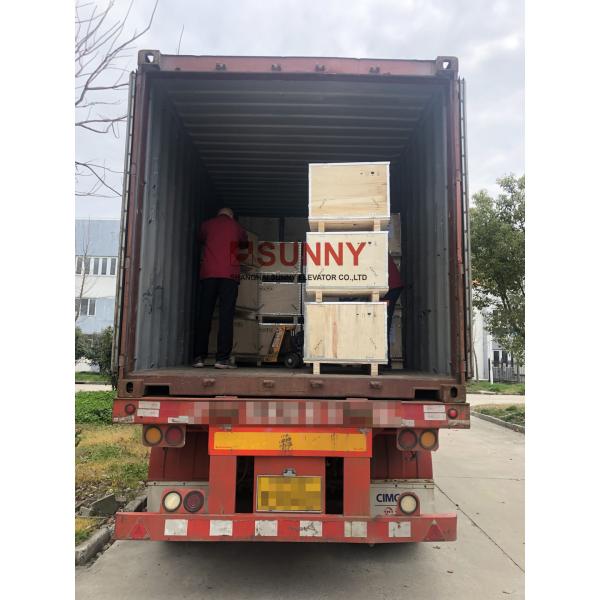 220 / 380V Roping 1/1 зацепленная подъемная машина трения для жилых частей лифта