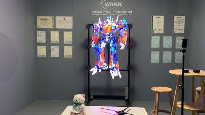 1600x960dpi 3d Hologram Advertising Display Video Wall 60W EMC,