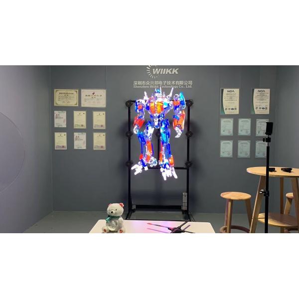 Aluminium 65cm 1600*960 700r/min 3d Hologram led Display