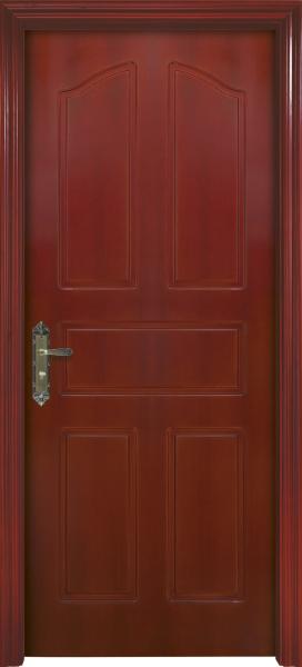 Hotel Interior Solid 2 Hours Fire Rated Wood Doors 1.2mm Thickness