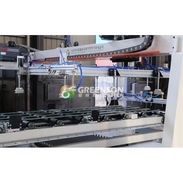 Automatic Gypsum Board Strip Cutting Machine For 100mm Wide Slats Dust Free Cutting