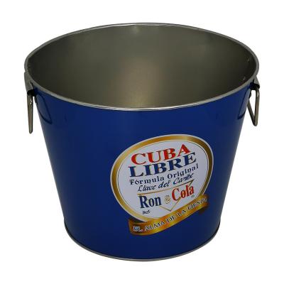 OEM Metal Tin Bucket Household Cleaning Galvanized Tin Pail With Handle