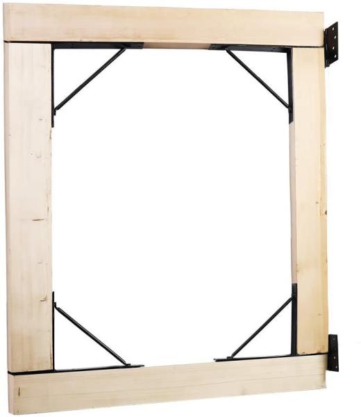 Kit triangulaire sans coussin idéal pour le garage, le hangar, le couloir, les portes et les fenêtres en bois