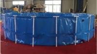 40000L Retalho de PVC dobrável Tanque de peixe Arco de peixe Tanque de plástico Arco de peixe exterior