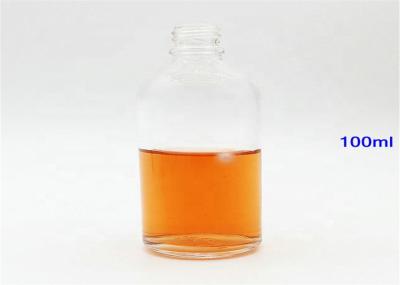 100ml Clear Glass Dropper Bottles With Gold Screw Cap Silicon And PP Material