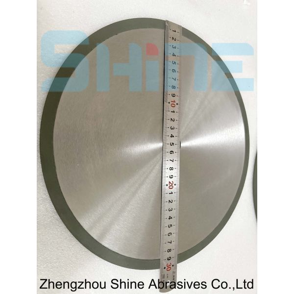 300mm 1A1R resin bond diamond continuous rim wheels for glass cutting