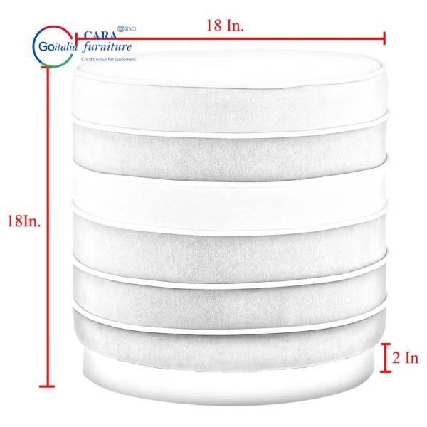 BB2016 Multiple Colors Combine Design Bed Side Furniture Small Round Seat Ottoman Stool For Hotels
