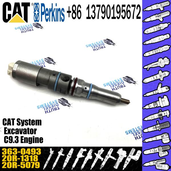 Injecteur commun diesel de moteur de rail de carburant 363-0493 pour l'excavatrice 336E 336E L 336E LN 568 FM 568 FM LL de CAT C9.3