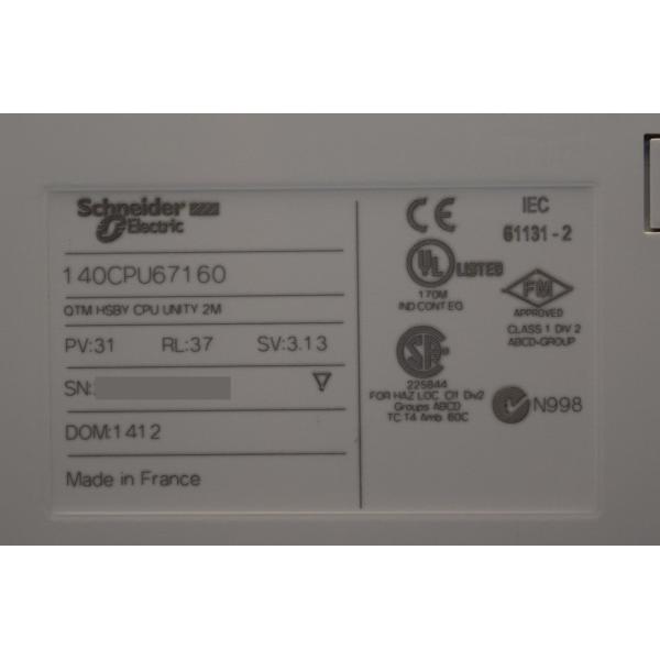 Odicon Schneider Power Interface Module 140CPU67160 CPU Module Quantum Processor HSBY 1024kB 266MHz