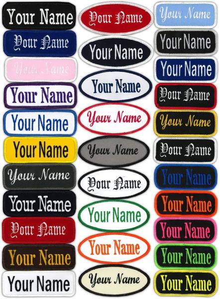 Name Patches Uniform Patches Work Shirt Patches Embroidered Patches Custom Logo Patches  Embroidery Patches Woven Patches Woven Hat Patches Embroidered Clothes Patches Fashion Logo Patches
