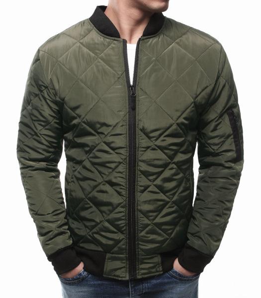 Thicker Quilted Lining Warm Waterproof Winter Jacket For Men V Neck Design