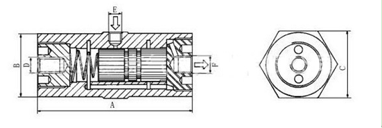 Industrial Pneumatic Piston Vibrator 166Hz 1080N For Vibrating Feeder G1/8