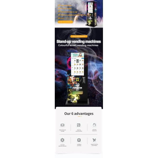 Convenient Age Verification and Payment System Vending Machine for Small Product