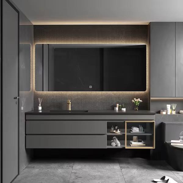 Cloakroom Floating Bathroom Vanity Toilet Sink Unit Wall Mounted