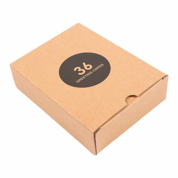 Merry Christmas Greeting Cards Bulk Box Set - Winter Holiday Xmas Greeting Cards with Season's Greetings