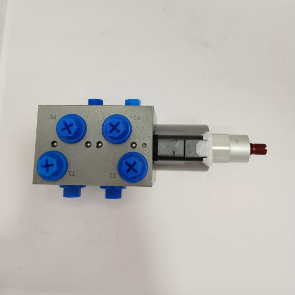 Válvula de controlo de solenoide hidráulica de 27 V Válvulas solenoide de aço de 8 vias