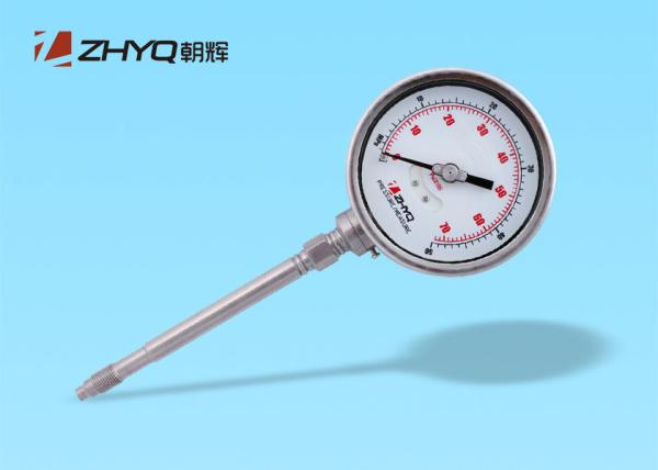 Plastic Extrusion Melt Pressure Gauge , High Temp Pressure Gauge Direct Reading