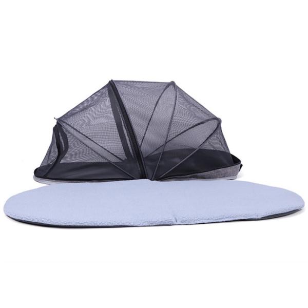 Наружный портативный легко складной 40X41X82CM Вентиляция нейлоновая сетка уютный собачий шатер черный милый приют для домашних животных