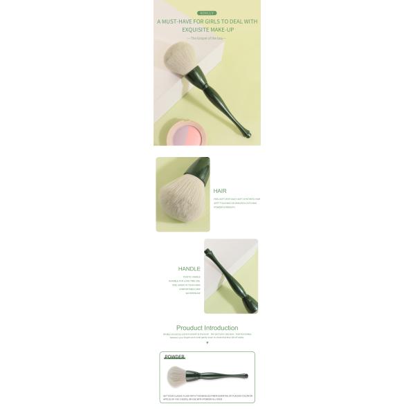 brosse molle de maquillage de visage de Bronzer de la poudre 1pcs de maquillage de brosse de fard à joues lâche de base grande