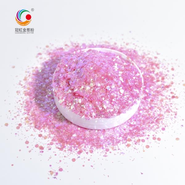 Chunky Iridescence Rainbow Loose Cosmetic Glitter Star Heart Shaped