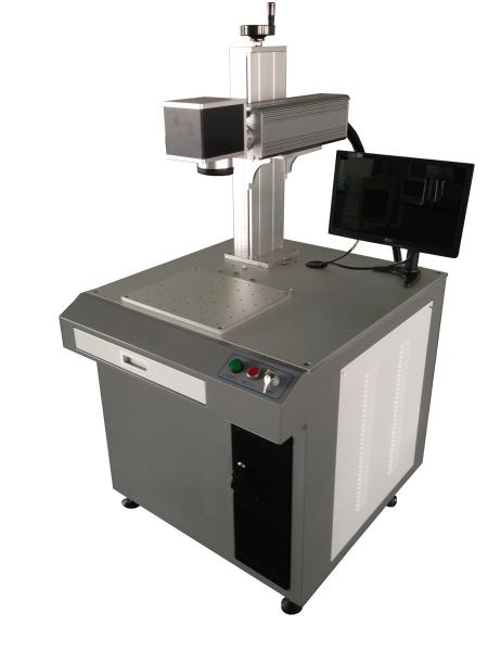 Portable Fiber Laser Marking Machine 20 W , Aluminum Alloy Gold Silver Marking