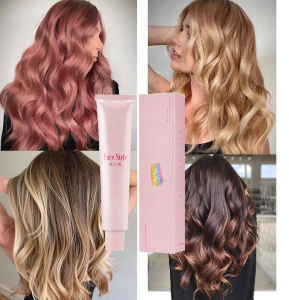 Purestyle Professional OEM Hair Color Cream Raw Material with low Ammonia Variant  Colors