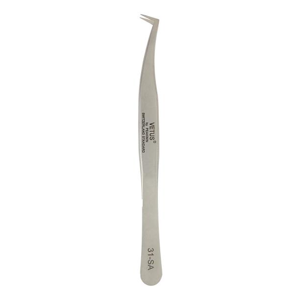 Girls Eyebrow OEM Vetus Volume Tweezers Stainless Steel Mink Lash Tweezers