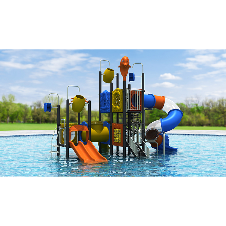 UV Resistant Water Park Playground Kids Play Equipment Plastic Pipe Slides Sets Factory Direct
